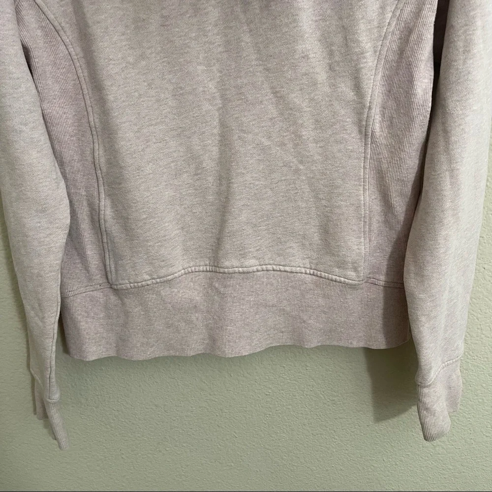 Lululemon Scuba Hoodie Light Cotton Fleece Full Zip Jacket Misty Pink 8 - Picture 13 of 14